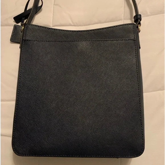 MICHAEL KORS INDIGO BLUE SAFFIANO LEATHER SHOULDER BAG - Picture 2 of 14